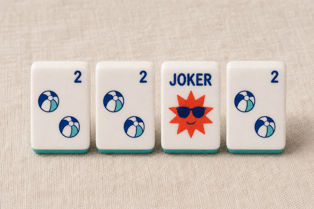 Beach Set Joker shown with three matching 2 Dot tiles
