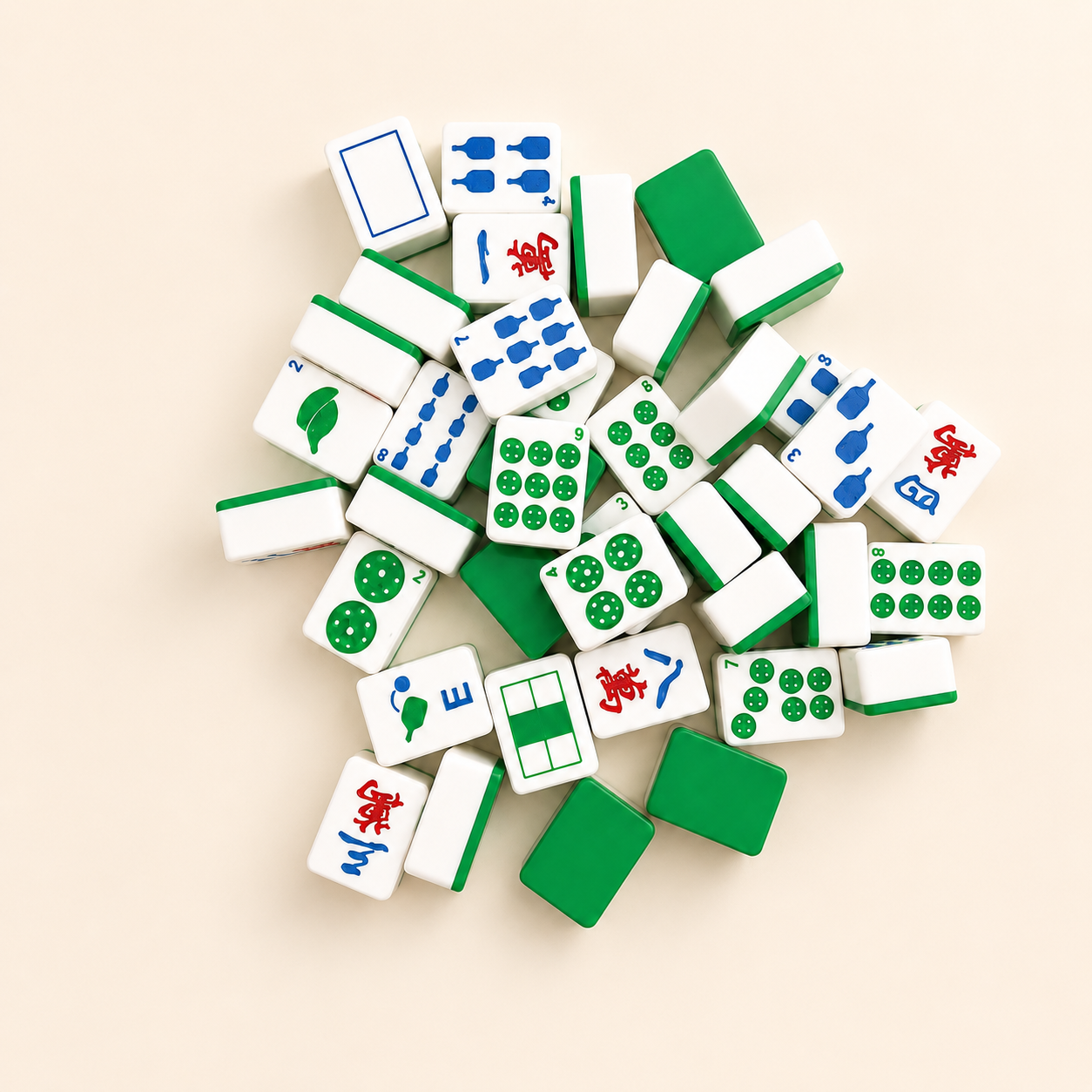 Travel Mahjong Tiles - Pickleball