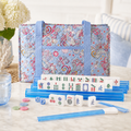 Complete American Mahjong Set with Racks, Pushers & Carrying Bag