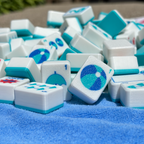 Travel Mahjong Tiles - Beach